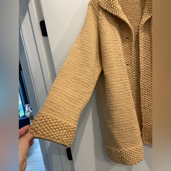 Vintage Handknit Cardigan Sweater Jacket - Picture 2 of 6